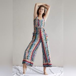 by Anthropologie Calais Jumpsuit Size L